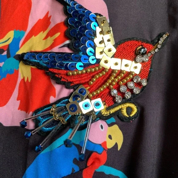 Dida Bole tropical print beaded dress - Picture 6 of 16